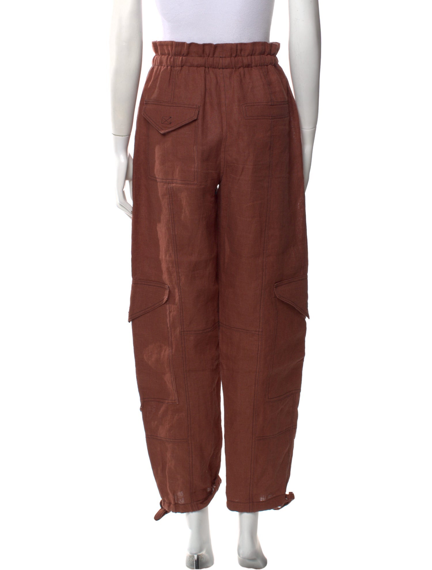 Ganni Hemp Straight Leg Pants